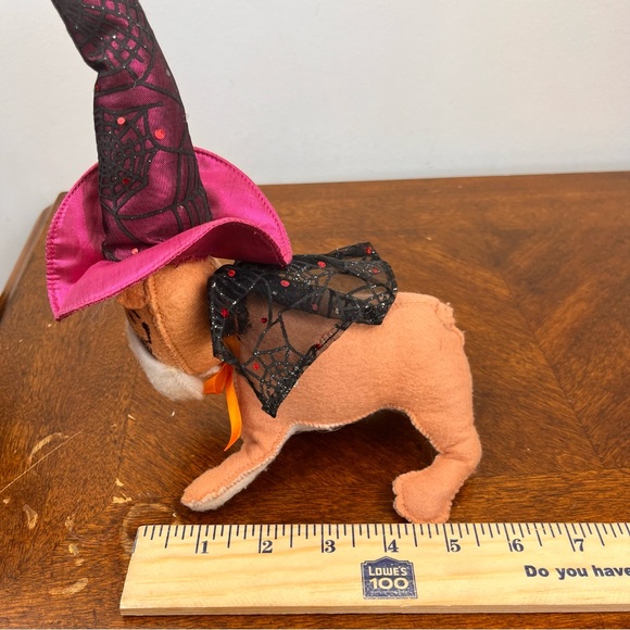 Annalee 11" (incl. hat) Bulldog in Halloween Hat & Cape - Picture 14 of 16